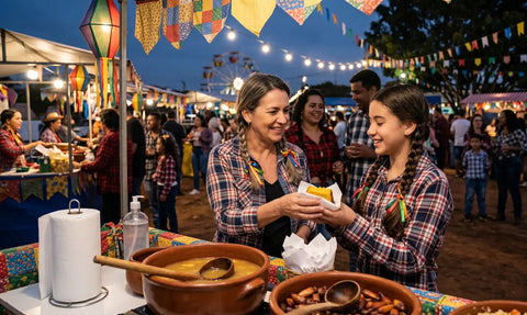 Festas juninas com mais higiene e praticidade
