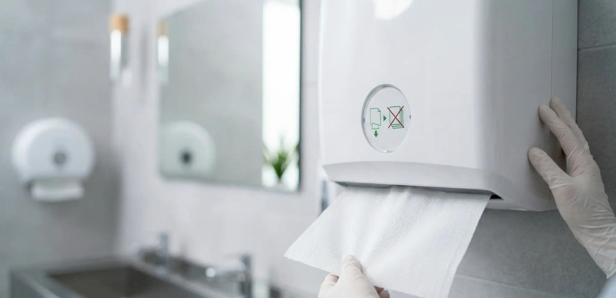Como Reduzir Desperdício em Banheiros de Alto Fluxo com a Combinação Certa de Papel e Dispenser