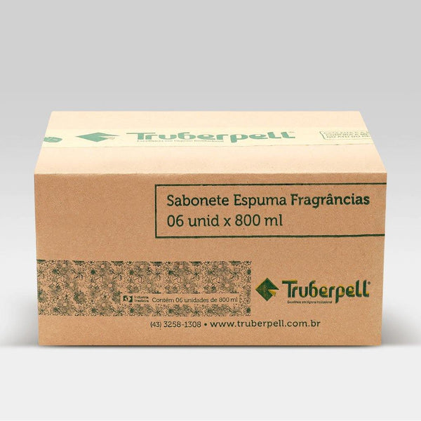 Sabonete Espuma Truberpell - Fragrâncias - 06X800ml - Truberpell